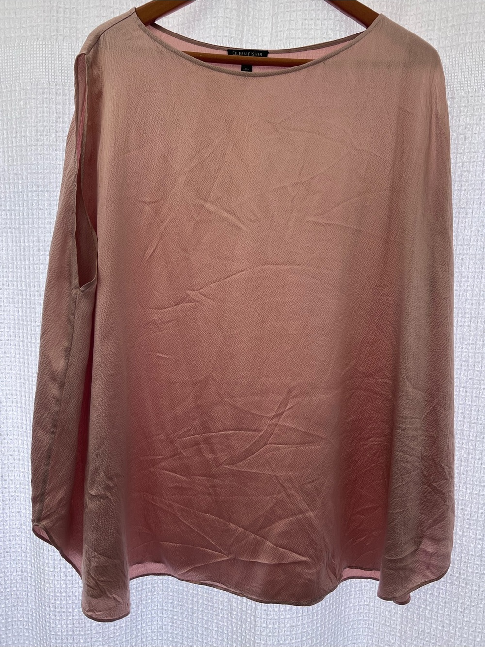 Eileen Fisher Bateau neck top - Picture 2 of 4